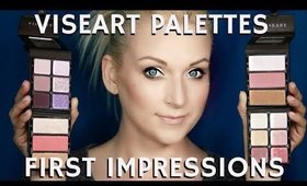 VISEART Eyeshadow & Blush Highlighter Bronzer Palettes First Impressions | mathias4makeup