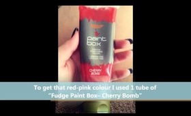 Tutorial On How To Bleach And Colour Hair Bright Red