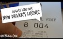 VLOG | August 11th 2015 - New driver's licence | Queen Lila