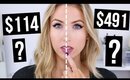 Full Face DRUGSTORE vs. HIGH-END Makeup Tutorial || Fall 2016