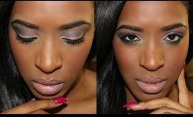 GET READY WITH ME ROSE GOLD BLUE SMOKEY EYE MAKEUP TUTORIAL BEGINNERS