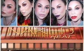 5 Looks 1 Palette: Urban Decay Naked Heat