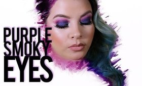 Purple Smoky Eyes | Elba Lopez