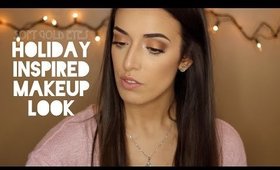 GRWM | Soft Gold Eyes | Holiday Inspired Makeup Look