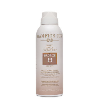 Hampton Sun SPF 8 Continuous Mist Sunscreen with Bronzer