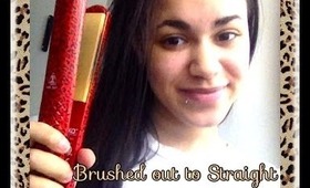 Brushed-Out Curls to Straight Hair Tutorial