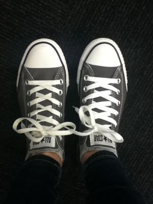 Converse are just a must have for spring this year. I have got to go out and get myself a colorful pair. Either green or yellow! 