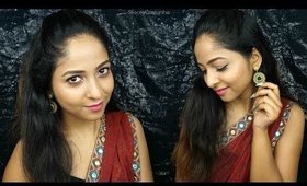 EASY & QUICK FESTIVAL Makeup Tutorial | Simple Navratri Makeup look | Stacey Castanha