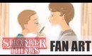 STRANGER THINGS || ELEVEN & MIKE FAN ART 💞 - by Debby