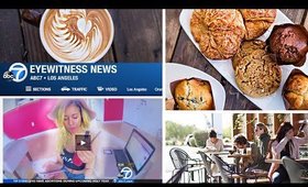 I WAS ON THE NEWS!? + VEGAN COFFEE HOUSE IN LAS VEGAS!? (SUNRISE COFFEE)