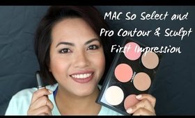 MAC So Select Lipstick and Pro Contour & Sculpt Palette