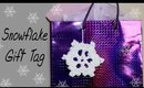 VERY EASY Crochet Snowflake Gift Tag for Beginners #15