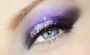 Bold Purple New Year's Eve makeup tutorial