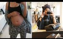 Buik update & NIEUW haar! | 23 weken zwanger! 💖👶🏽 VLOG #460