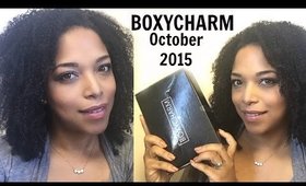 BOXYCHARM OCTOBER 2015 UNBOXING | SWATCH & DEMO | NaturallyCurlyQ