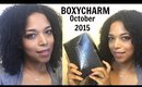 BOXYCHARM OCTOBER 2015 UNBOXING | SWATCH & DEMO | NaturallyCurlyQ