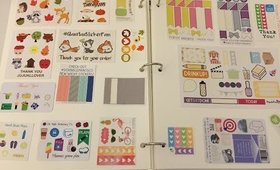 DIY Sticker Binder