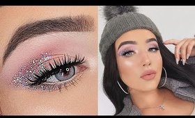 HOLOGRAPHIC GLITTER ICICLE EYES | 5 DAYS OF GLAM | AMANDA ENSING