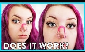 Instant Button Nose?!? Testing Weird Foreign Nose Job Product