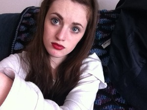 Trying out a darker lip