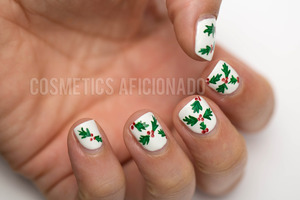 http://www.cosmeticsaficionado.com/christmas-holly-nail-art-nubs-linkup/