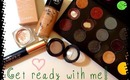 Get ready with me! *A silver and brown makeup look*
