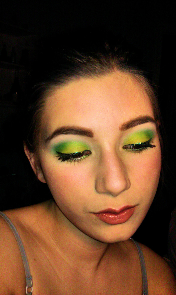 st patrick day makeup look