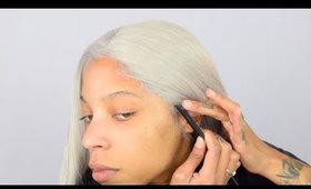 HOW TO SLAY THE HAIR LINE ON A SYNTHETIC LACE FRONT WIG | Ft. TRENDYWIGS