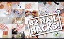 42 NAIL HACKS! | Nail Art Hack Compilation