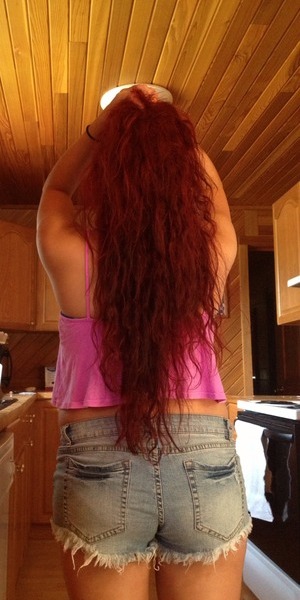 My long red hair :)