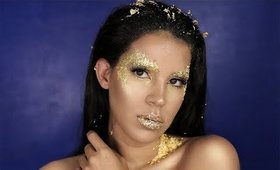 Gold Goddess / Queen | Halloween Makeup