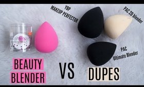 THE ORIGINAL BEAUTY BLENDER REVIEW & COMPARISON with YBP Makeup Perfector & PAC Beauty Blenders