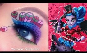 Monster High's Avea Trotter makeup tutorial