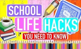 SCHOOL LIFE HACKS YOU NEED TO KNOW!! | Paris & Roxy