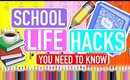 SCHOOL LIFE HACKS YOU NEED TO KNOW!! | Paris & Roxy
