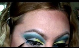 LOOK : BLUE BITCH MAKEUP BY COOKIE