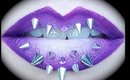 Violent Violet Lip Art ft Melt Cosmetics, Coloured Raine & Born Pretty