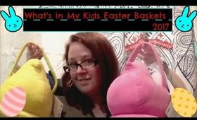 What's In My Kids Easter Baskets 2017