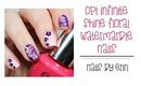 OPI Infinite Shine Floral Watermarble Nails | NailsByErin