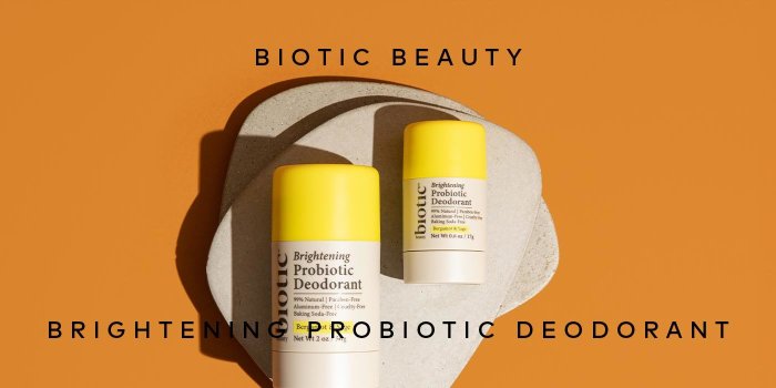 A 99% natural deodorant keeps you smelling fresh by supporting the pit microbiome and neutralizing odor-causing bacteria. For the love of lymph nodes, let this full-spectrum of biotics work their magic.