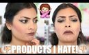 FULL FACE MAKEUP TUTORIAL USING PRODUCTS I HATE!