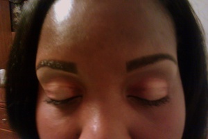 eyebrows not done by me