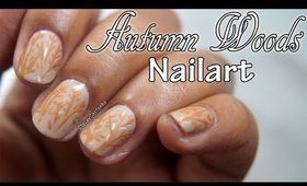 NAILART for Fall | Autumn Woods