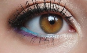 Dual Color Lashline ft. Urban Decay 15th Anniversary Palette