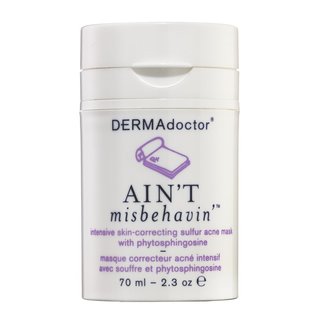 DermaDoctor Ain't Misbehavin' intensive skin-correcting sulfur acne mask with phytosphingosine