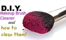 D.I.Y. Makeup Brush Cleaner and How to Clean Them!