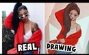 ✍🏼 How I Get Inspired to Draw by a real Girl!!!😍