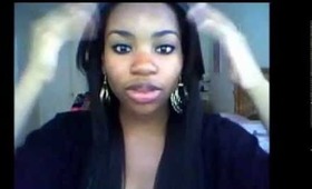 How I Style My Bangs/ Kim Kardashian Inspired