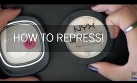 Repressing 101: How to save your Makeup!