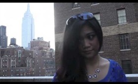 Cobalt Blue OOTD: Rooftop NYC